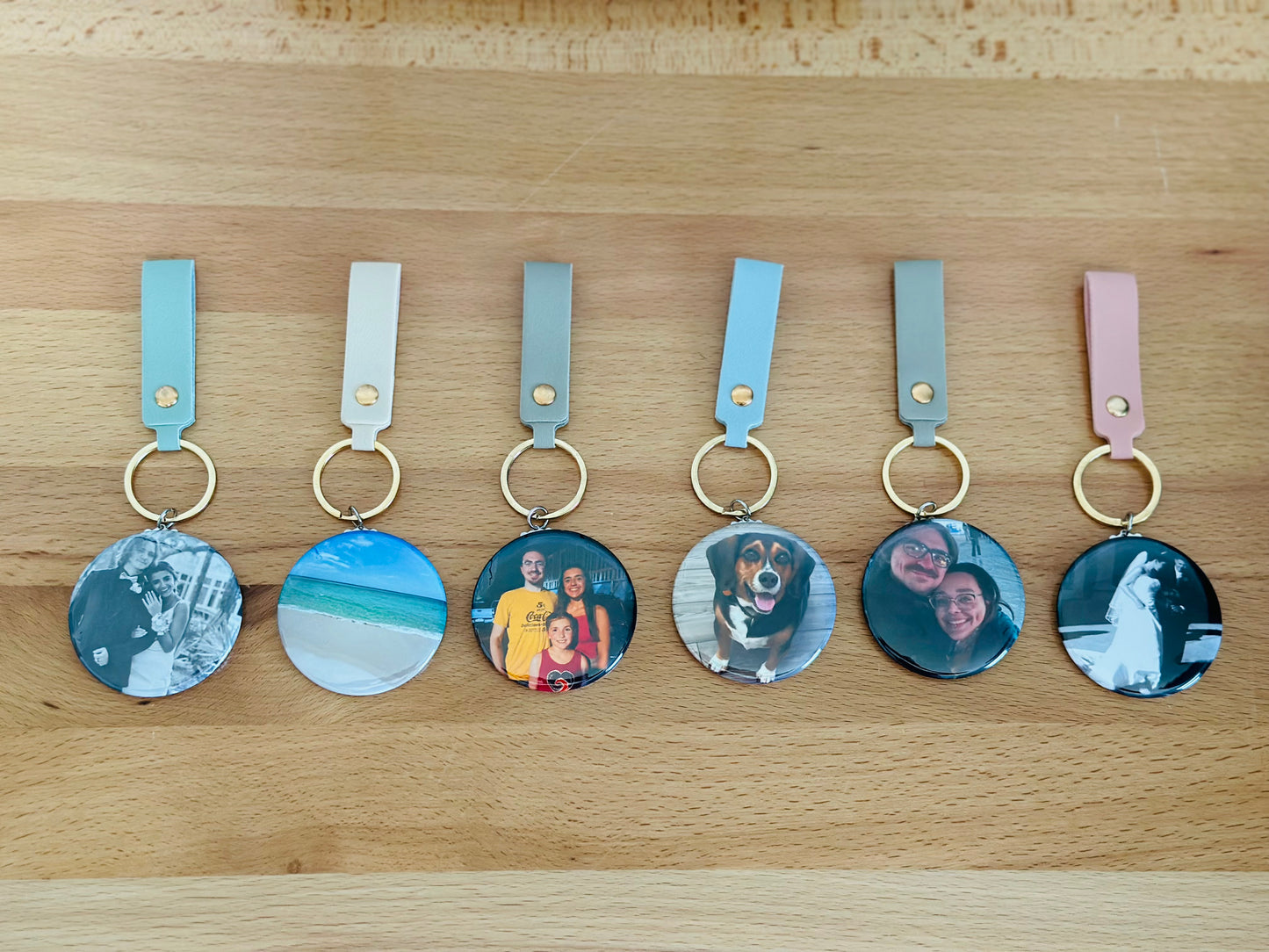 Custom Photo Keychain – 2.25" Round