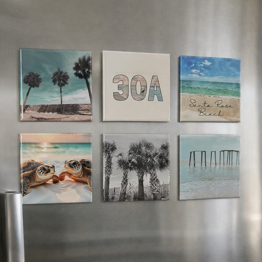 2.5 x 2.5 Custom Photo Magnets (Set of 6)