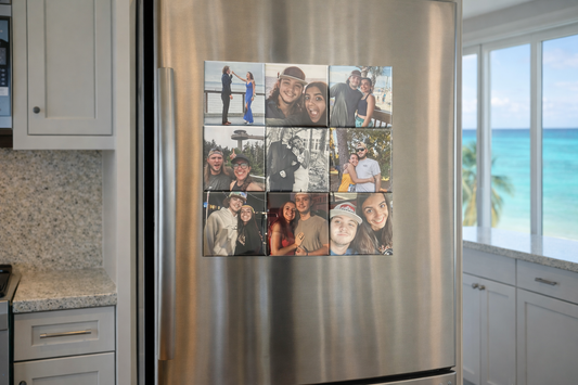 2.5 x 2.5 Custom Photo Magnets (Set of 9)